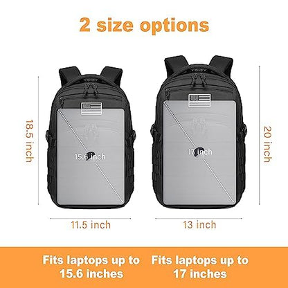 Wotony Military tactical backpack, backpack for men black small tactical assault bag