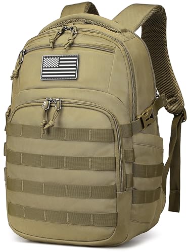 Wotony Military tactical backpack, backpack for men black small tactical assault bag