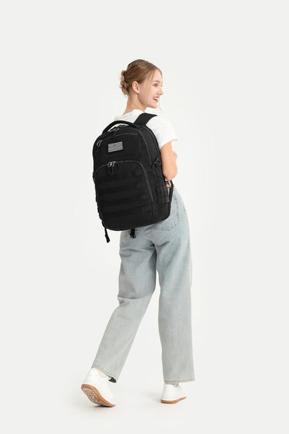 Wotony Military tactical backpack, backpack for men black small tactical assault bag