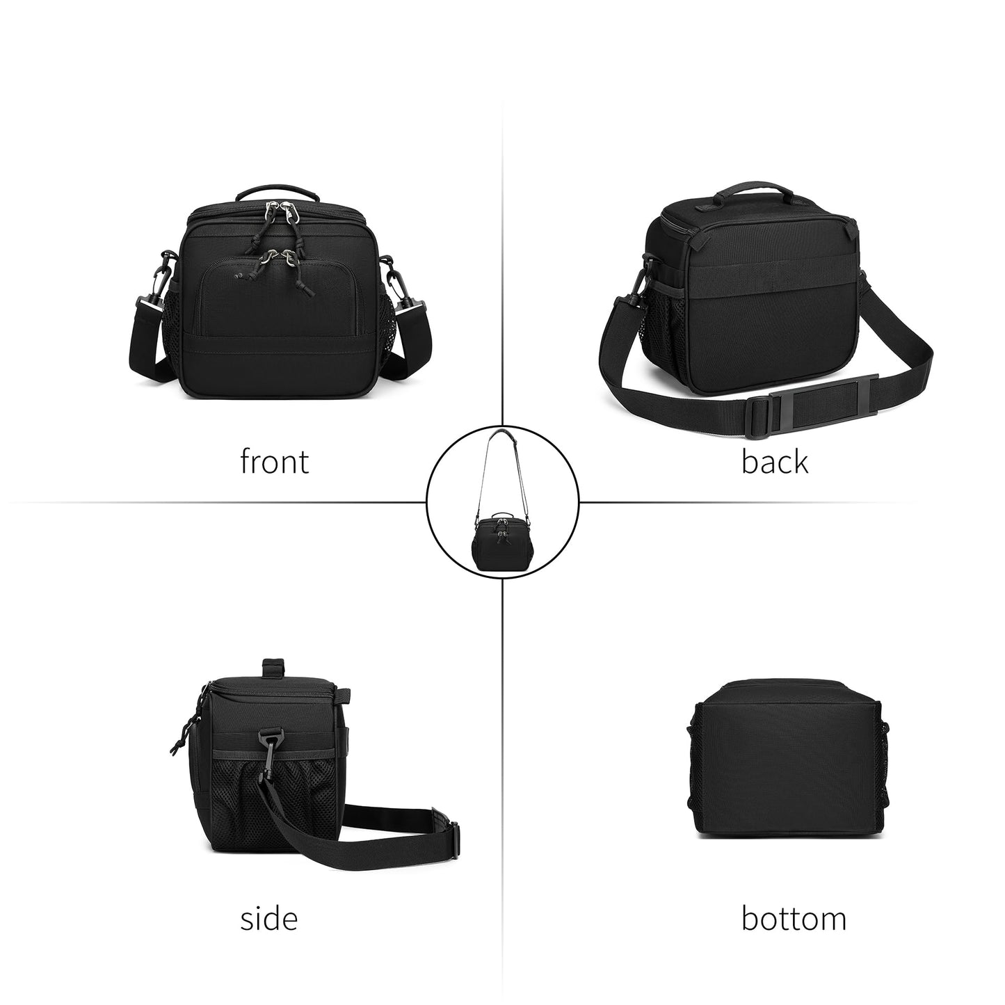 Wotony Military tactical backpack, backpack for men black small tactical assault bag