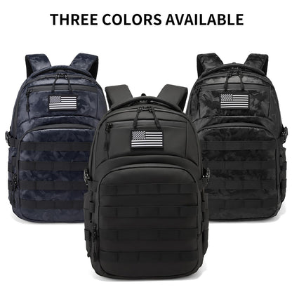 Wotony Military tactical backpack, backpack for men black small tactical assault bag