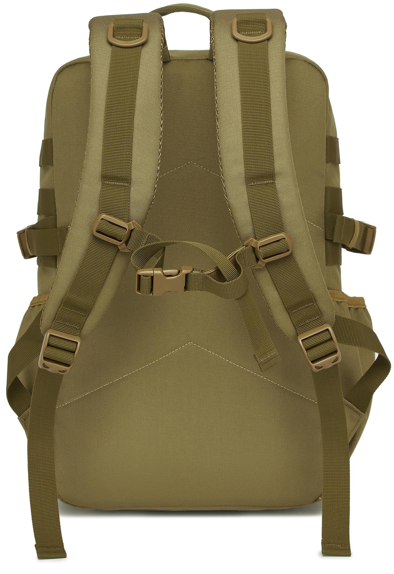 Military Tactical Backpack for Men Waterproof Daypack 3 Day Assault Pack Molle Bag with Water Bottle Holder