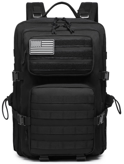Military Tactical Backpack for Men Waterproof Daypack 3 Day Assault Pack Molle Bag with Water Bottle Holder