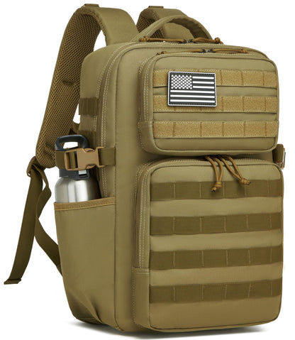 Military Tactical Backpack for Men Waterproof Daypack 3 Day Assault Pack Molle Bag with Water Bottle Holder