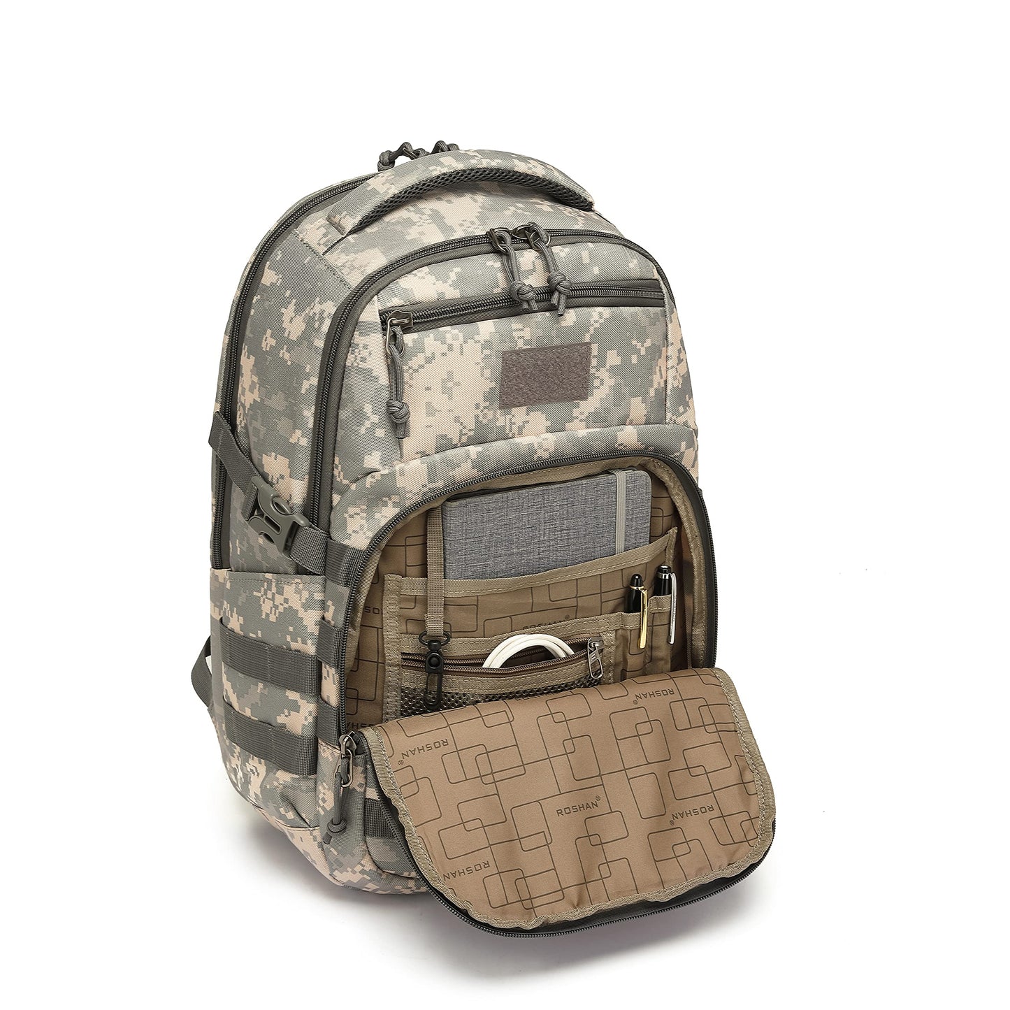 Wotony Military tactical backpack, backpack for men black small tactical assault bag