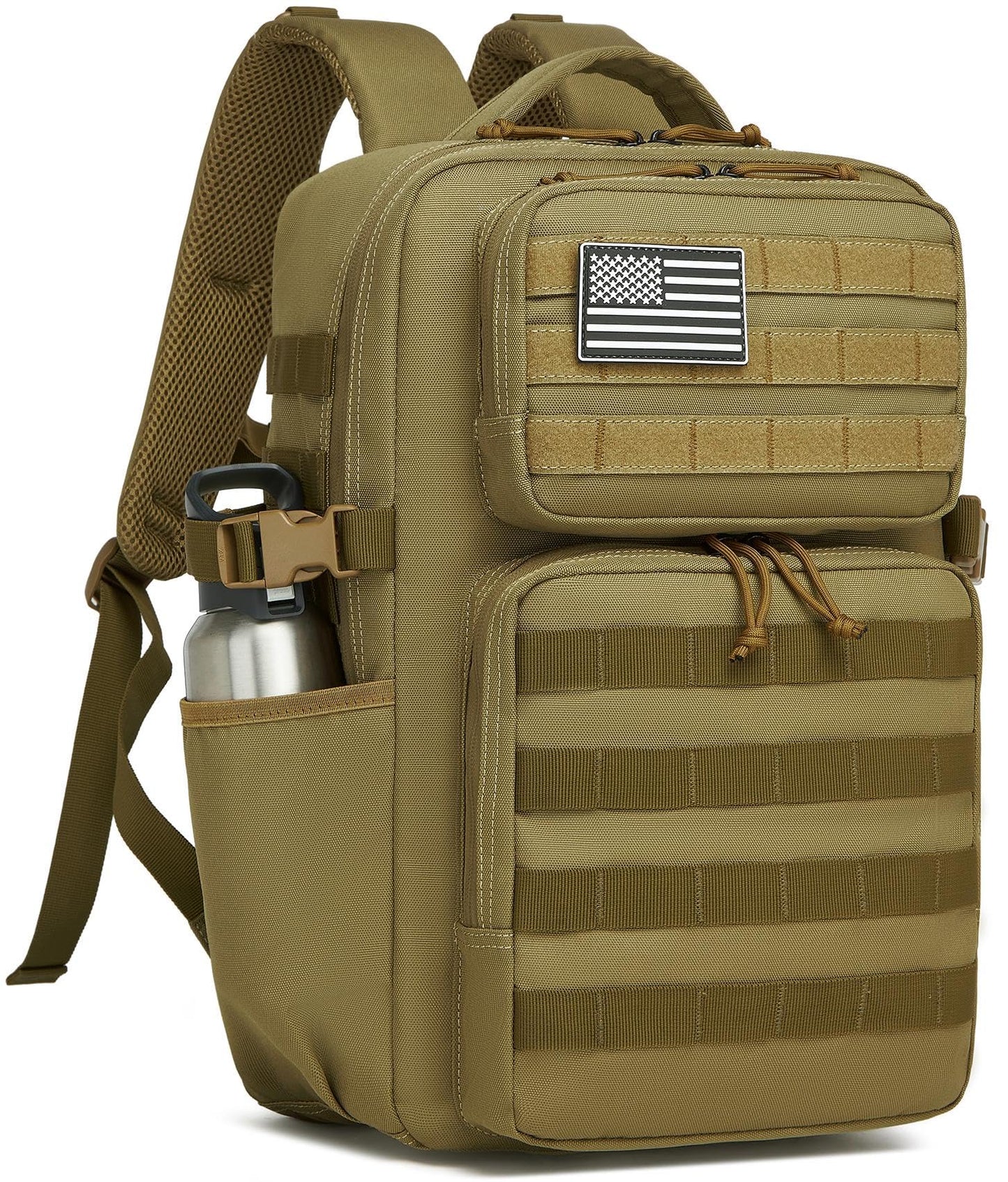 Military Tactical Backpack for Men Waterproof Daypack 3 Day Assault Pack Molle Bag with Water Bottle Holder