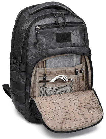 Wotony Military tactical backpack, backpack for men black small tactical assault bag