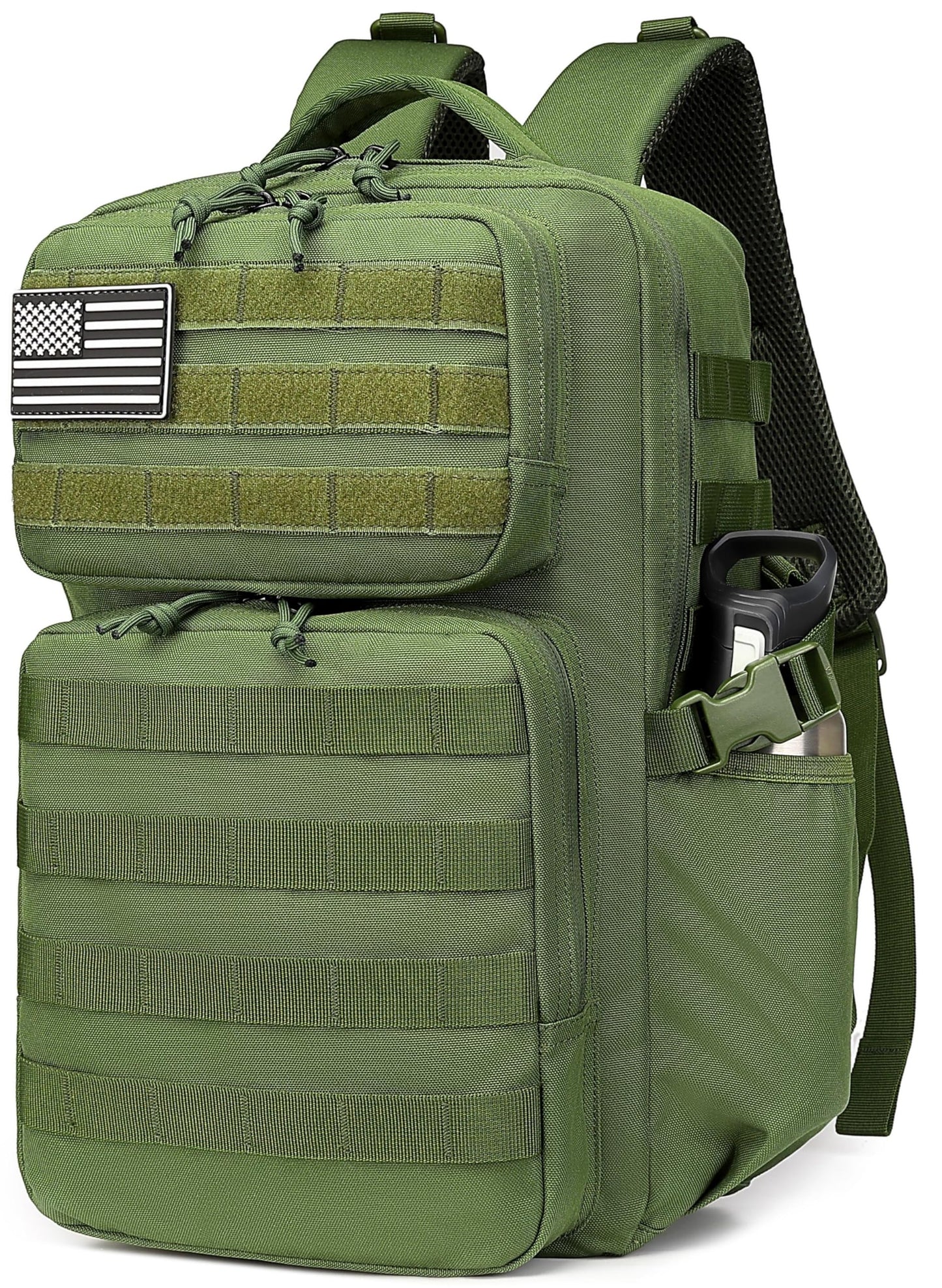 Military Tactical Backpack for Men Waterproof Daypack 3 Day Assault Pack Molle Bag with Water Bottle Holder