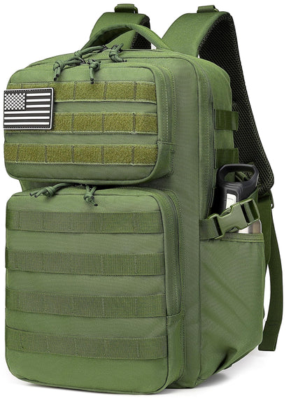 Military Tactical Backpack for Men Waterproof Daypack 3 Day Assault Pack Molle Bag with Water Bottle Holder