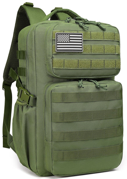 Military Tactical Backpack for Men Waterproof Daypack 3 Day Assault Pack Molle Bag with Water Bottle Holder