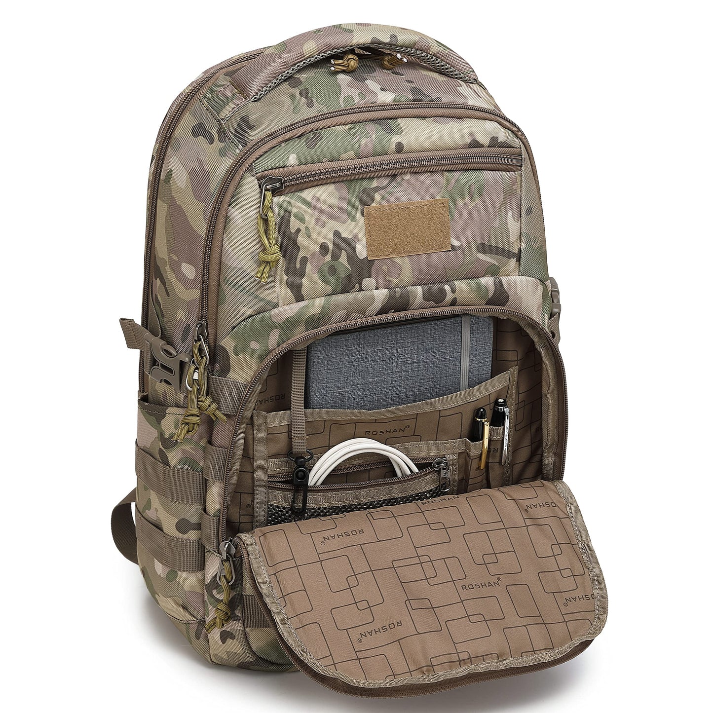 Wotony Military tactical backpack, backpack for men black small tactical assault bag