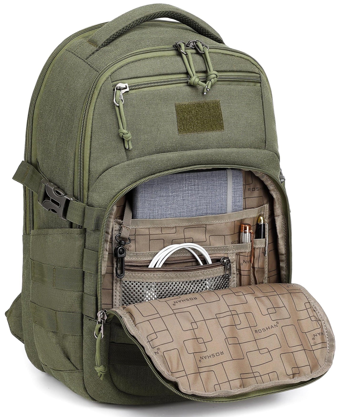Wotony Military tactical backpack, backpack for men black small tactical assault bag