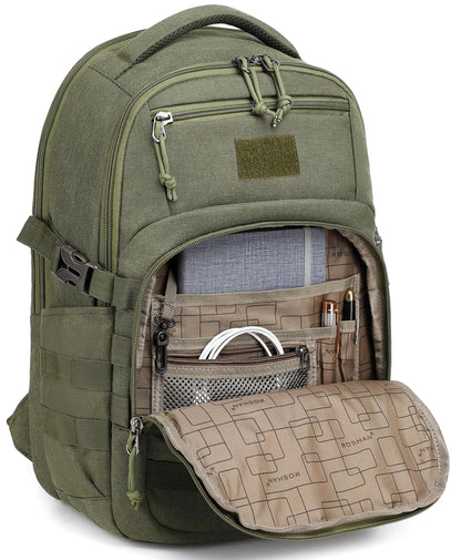 Wotony Military tactical backpack, backpack for men black small tactical assault bag